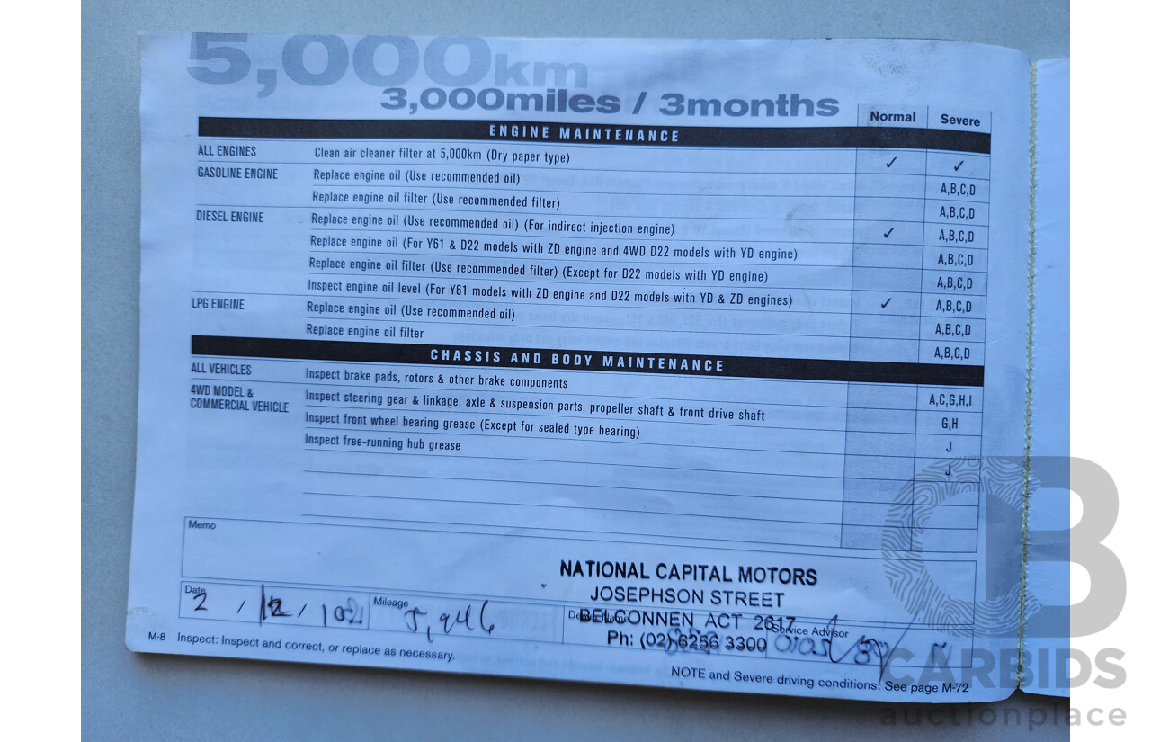 6/2010 Nissan Navara ST (4x4) D40 Dual Cab P/Up Grey 2.5L