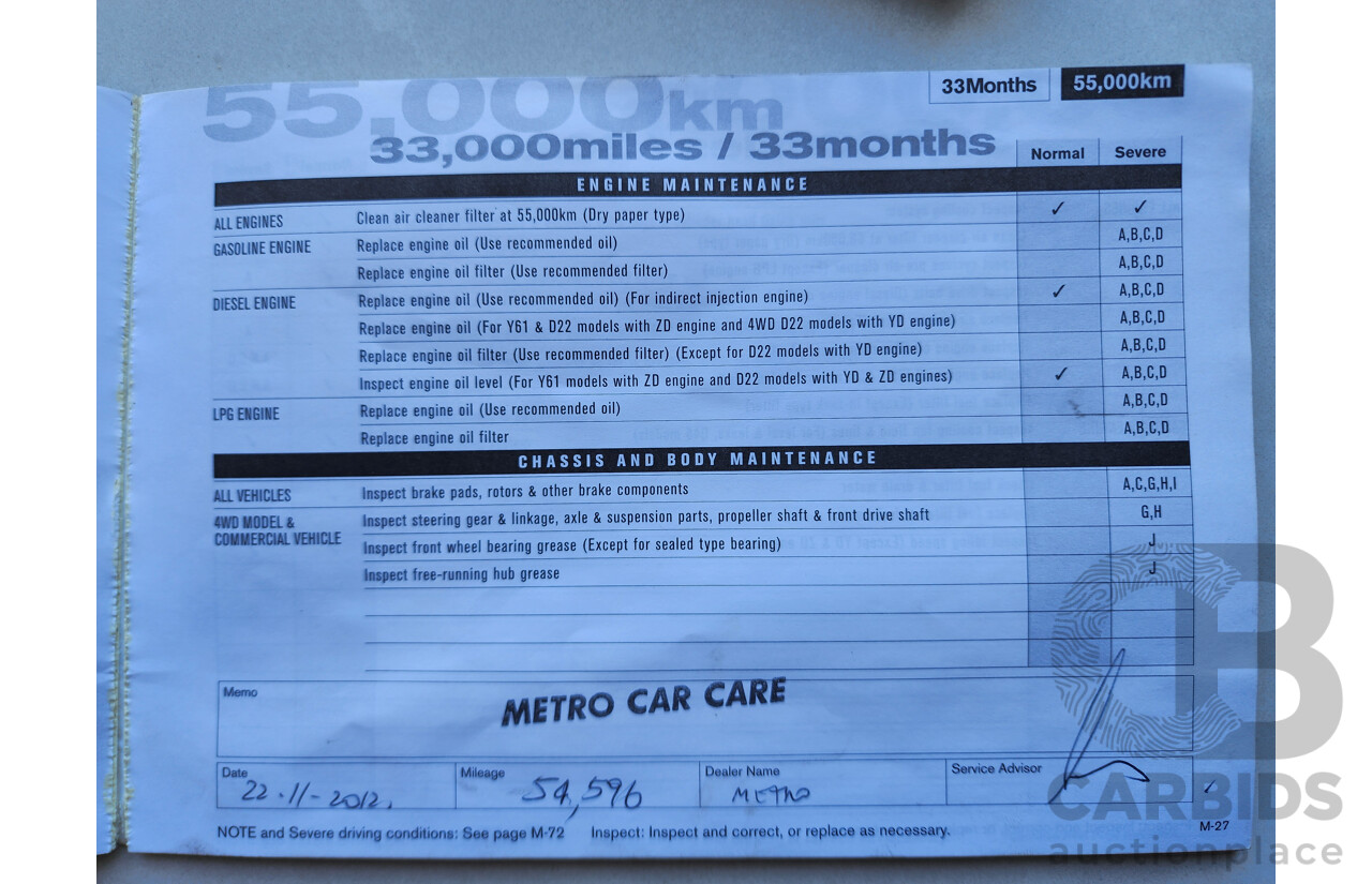 6/2010 Nissan Navara ST (4x4) D40 Dual Cab P/Up Grey 2.5L