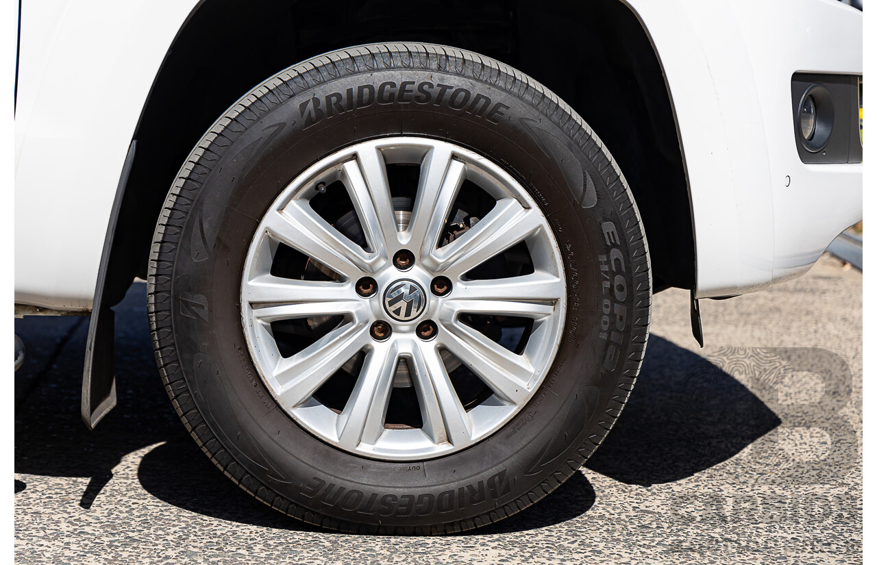 10/2016 Volkswagen Amarok TDI420 Highline (4x4) 2H MY17 Dual Cab Utility White 2.0L