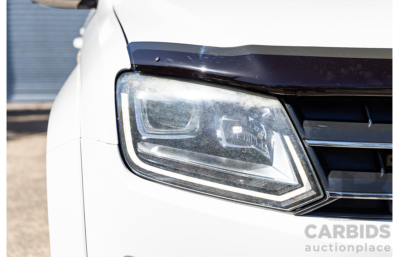 10/2016 Volkswagen Amarok TDI420 Highline (4x4) 2H MY17 Dual Cab Utility White 2.0L