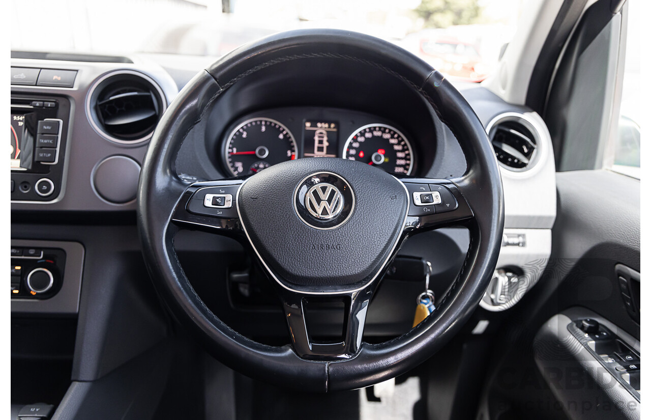 10/2016 Volkswagen Amarok TDI420 Highline (4x4) 2H MY17 Dual Cab Utility White 2.0L