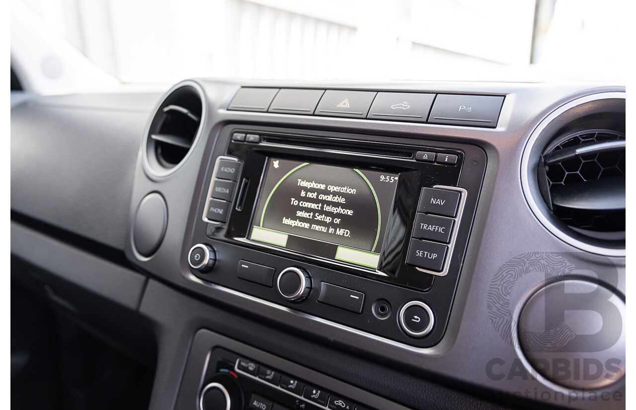 10/2016 Volkswagen Amarok TDI420 Highline (4x4) 2H MY17 Dual Cab Utility White 2.0L