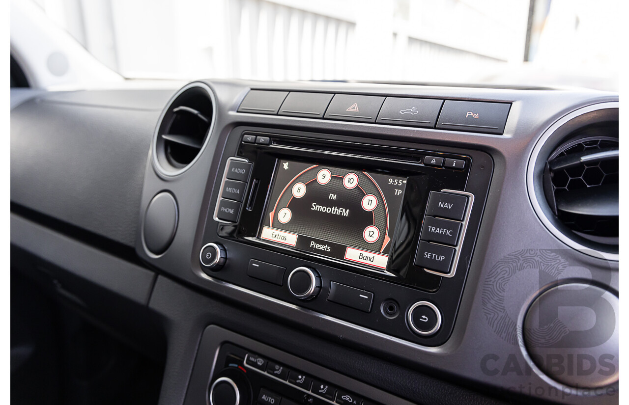 10/2016 Volkswagen Amarok TDI420 Highline (4x4) 2H MY17 Dual Cab Utility White 2.0L