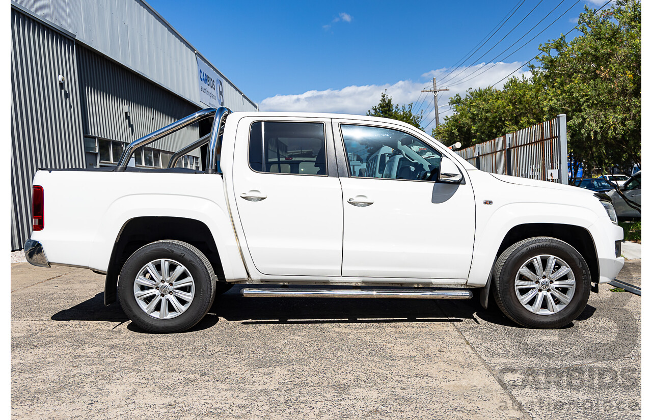 10/2016 Volkswagen Amarok TDI420 Highline (4x4) 2H MY17 Dual Cab Utility White 2.0L