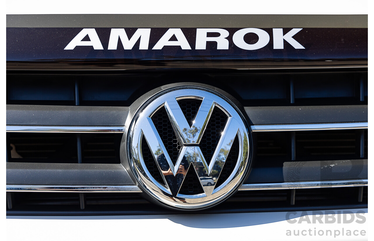 10/2016 Volkswagen Amarok TDI420 Highline (4x4) 2H MY17 Dual Cab Utility White 2.0L