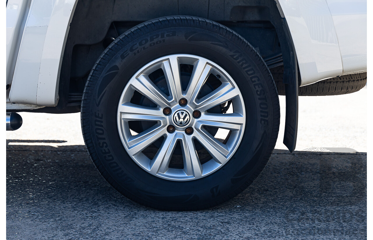 10/2016 Volkswagen Amarok TDI420 Highline (4x4) 2H MY17 Dual Cab Utility White 2.0L