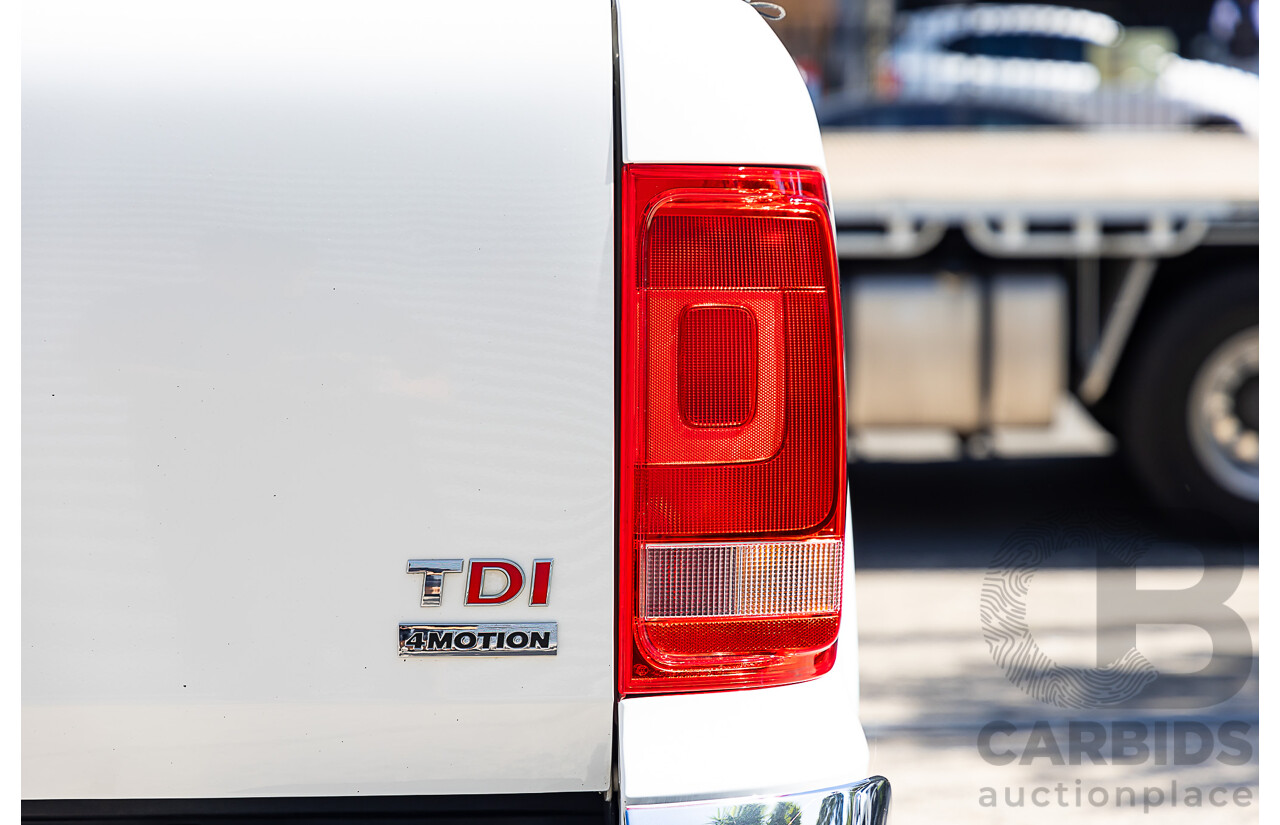 10/2016 Volkswagen Amarok TDI420 Highline (4x4) 2H MY17 Dual Cab Utility White 2.0L