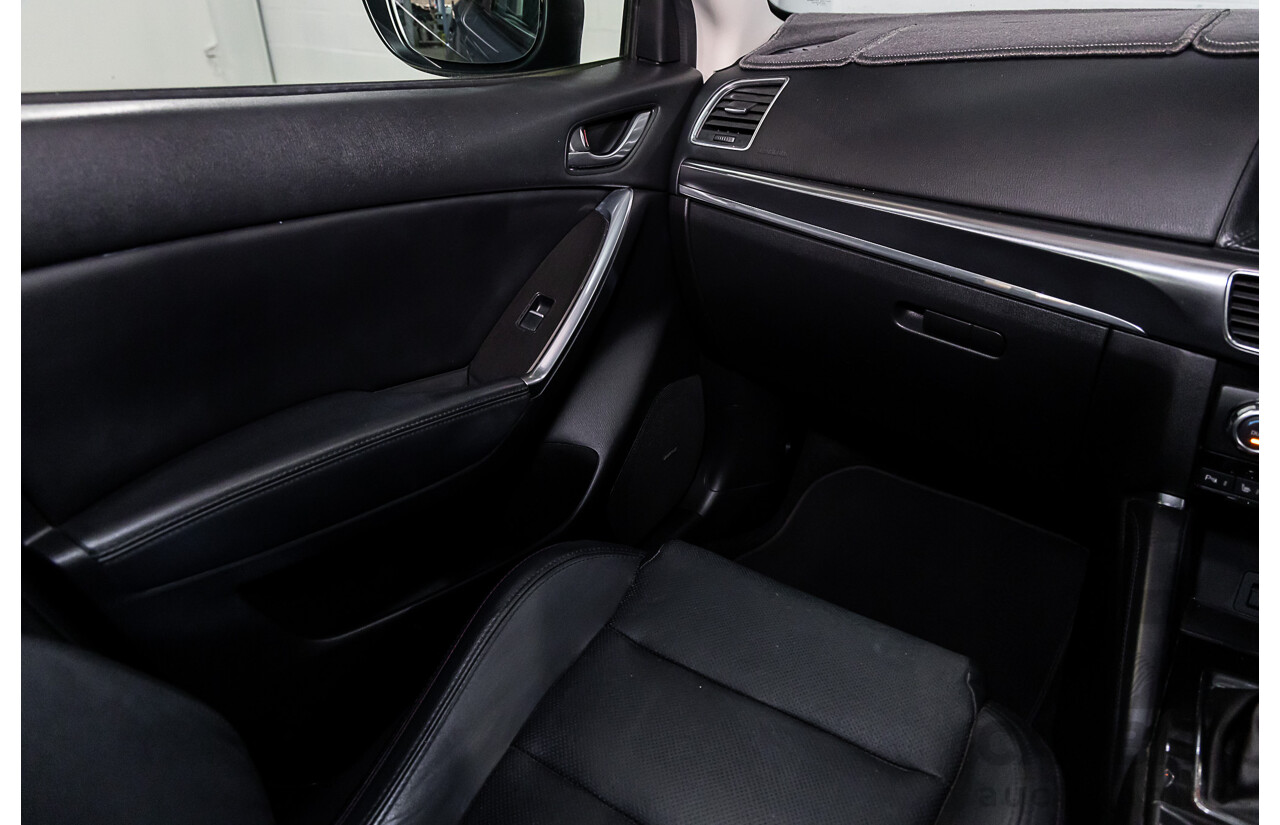 7/2015 Mazda Cx-5 Akera (4x4) MY15 4d Wagon Deep Crystal Blue Turbo Diesel 2.2L