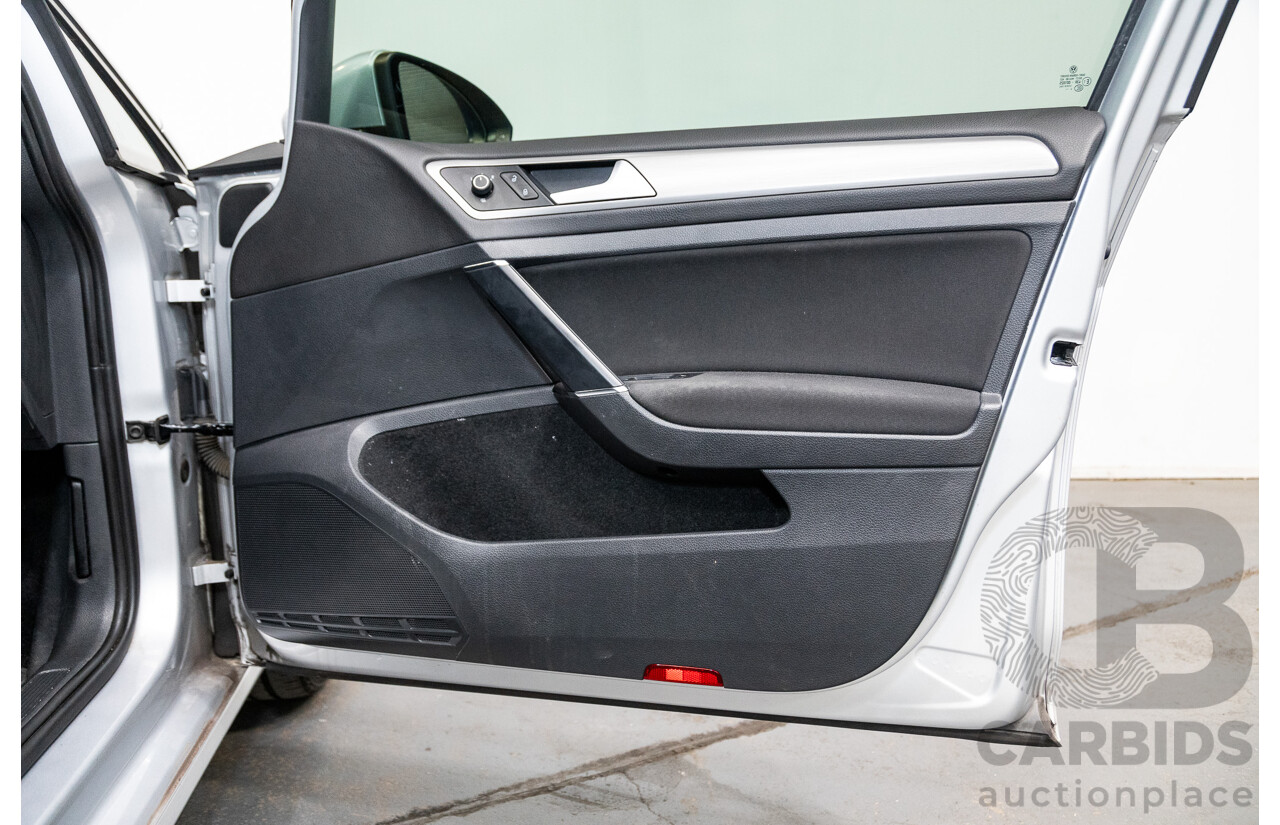 1/2015 Volkswagen Golf 90 TSI AU MY15 5d Hatchback Reflex Silver Metallic 1.4L Turbo