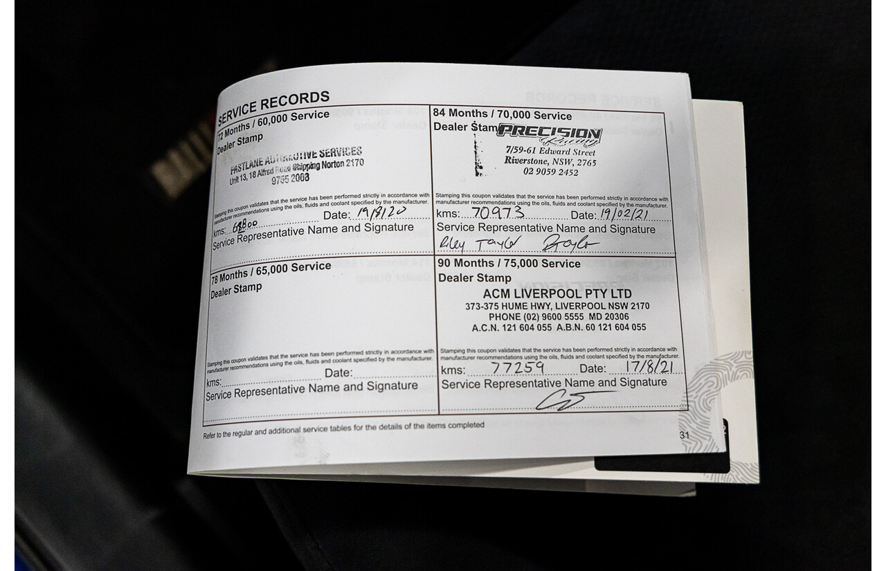 12/2014 Mitsubishi Lancer Ralliart CJ MY15 4d Sedan Lightning Blue Pearl Turbo 2.0L