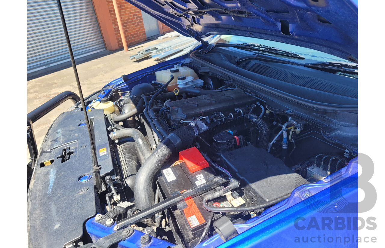 4/2014 Ford Ranger 3.2 XLS (4x4) PX C/Chas Blue Turbo Diesel 3.2L
