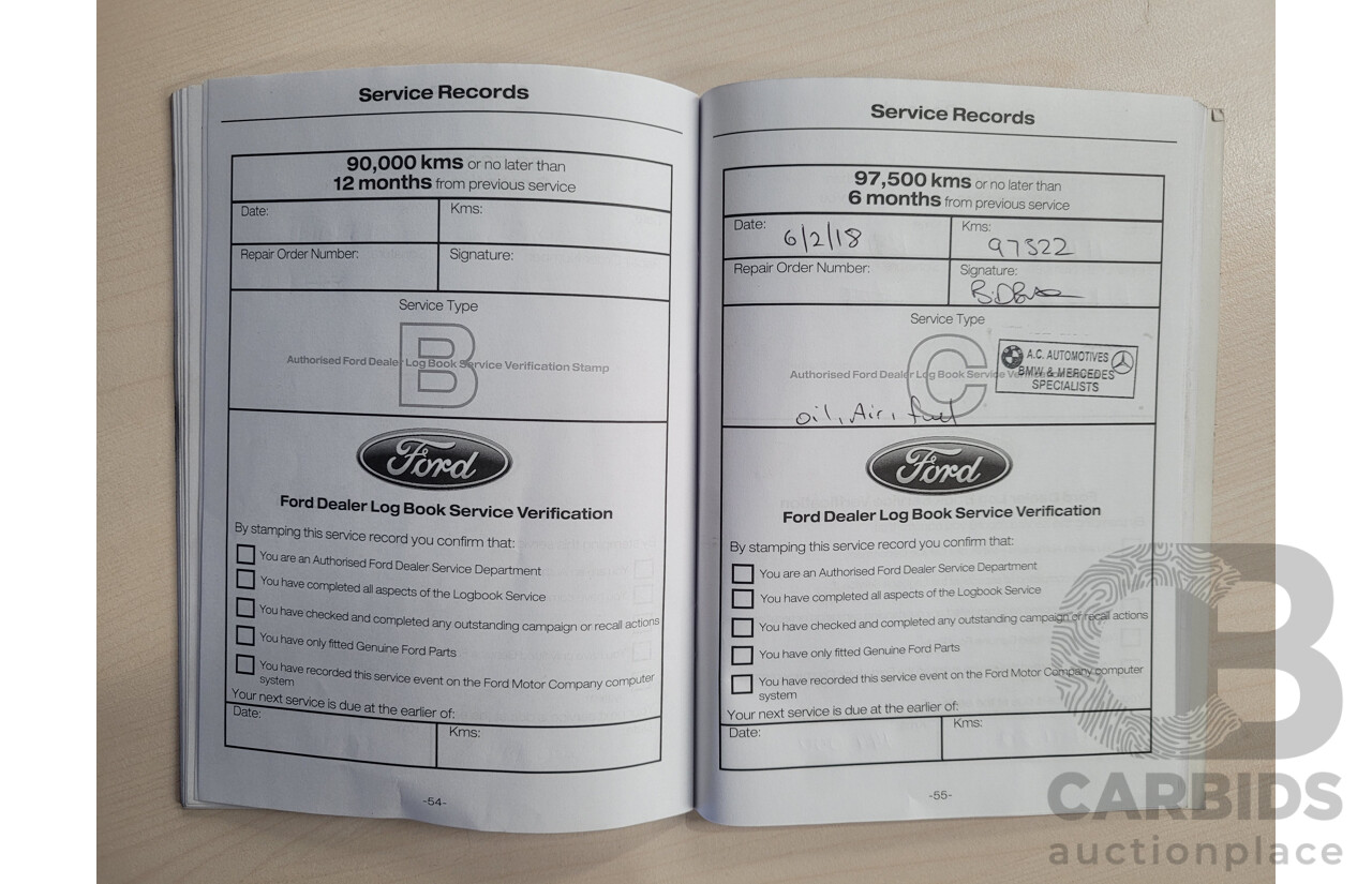 4/2014 Ford Ranger 3.2 XLS (4x4) PX C/Chas Blue Turbo Diesel 3.2L