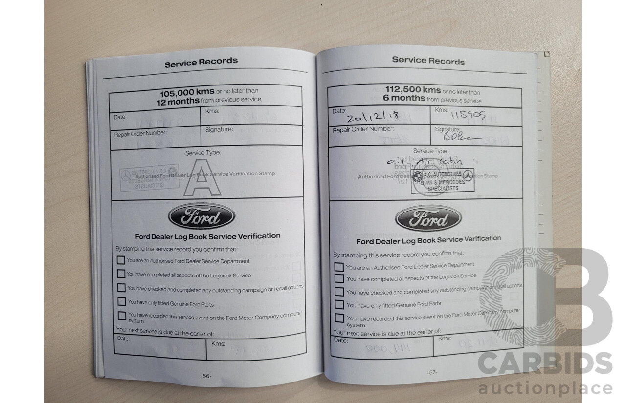 4/2014 Ford Ranger 3.2 XLS (4x4) PX C/Chas Blue Turbo Diesel 3.2L