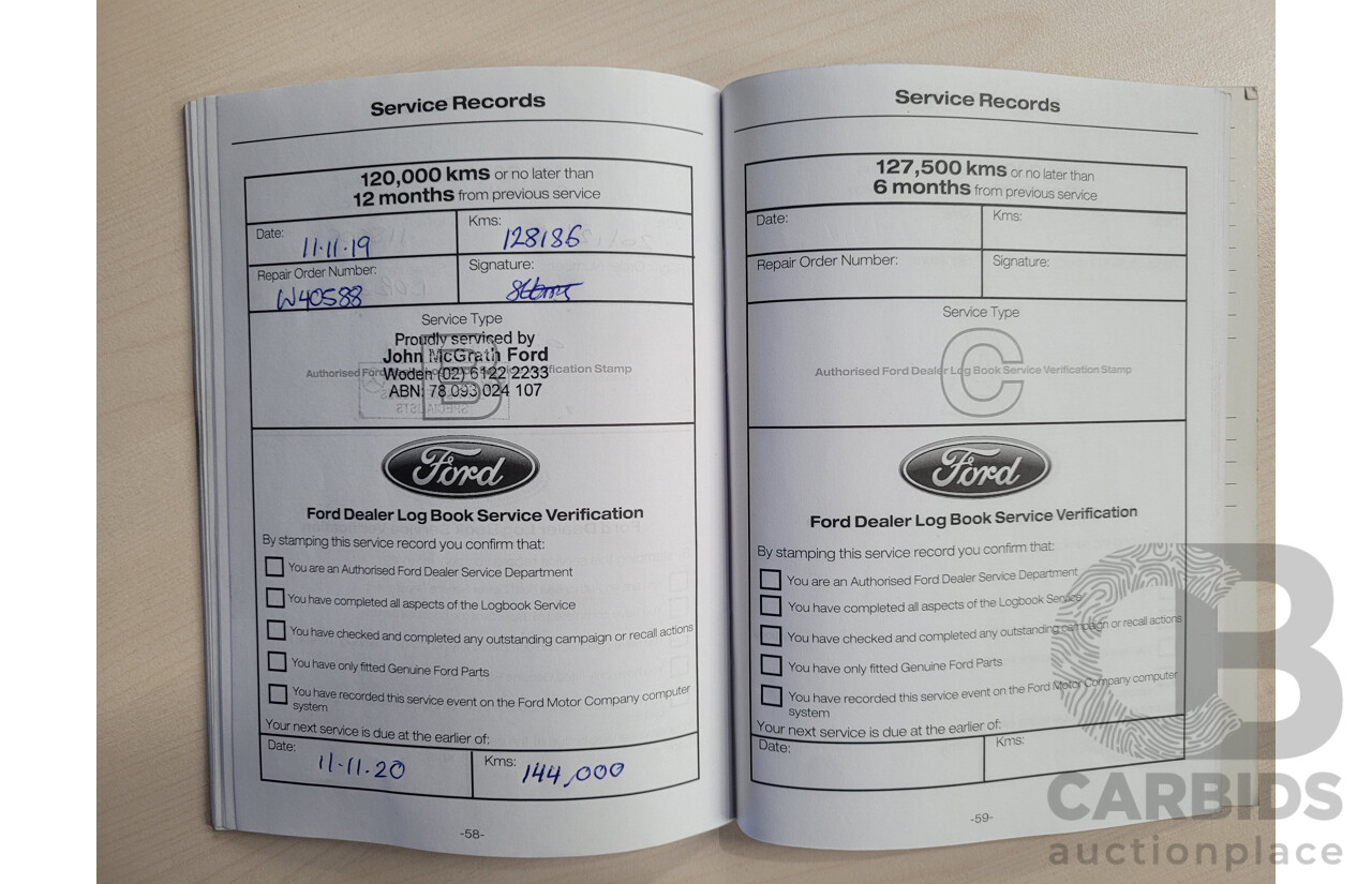 4/2014 Ford Ranger 3.2 XLS (4x4) PX C/Chas Blue Turbo Diesel 3.2L