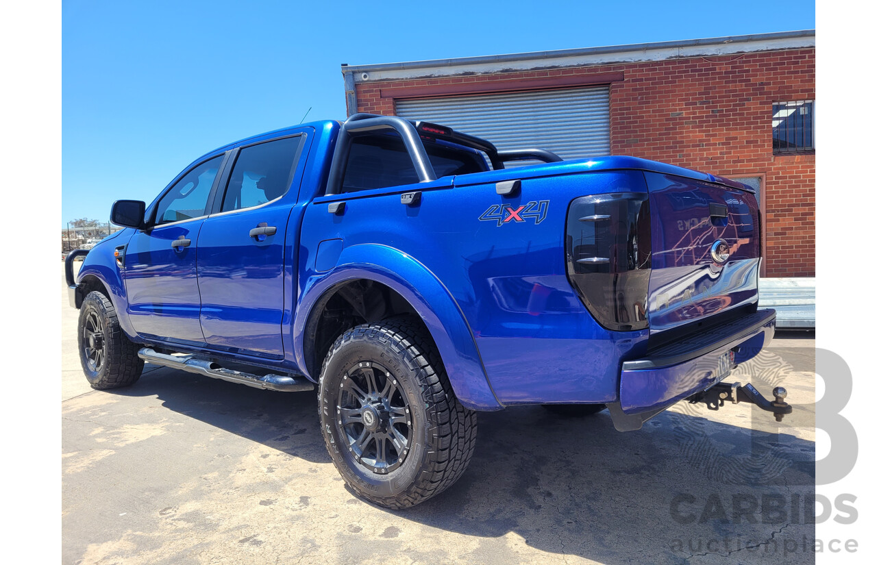 4/2014 Ford Ranger 3.2 XLS (4x4) PX C/Chas Blue Turbo Diesel 3.2L
