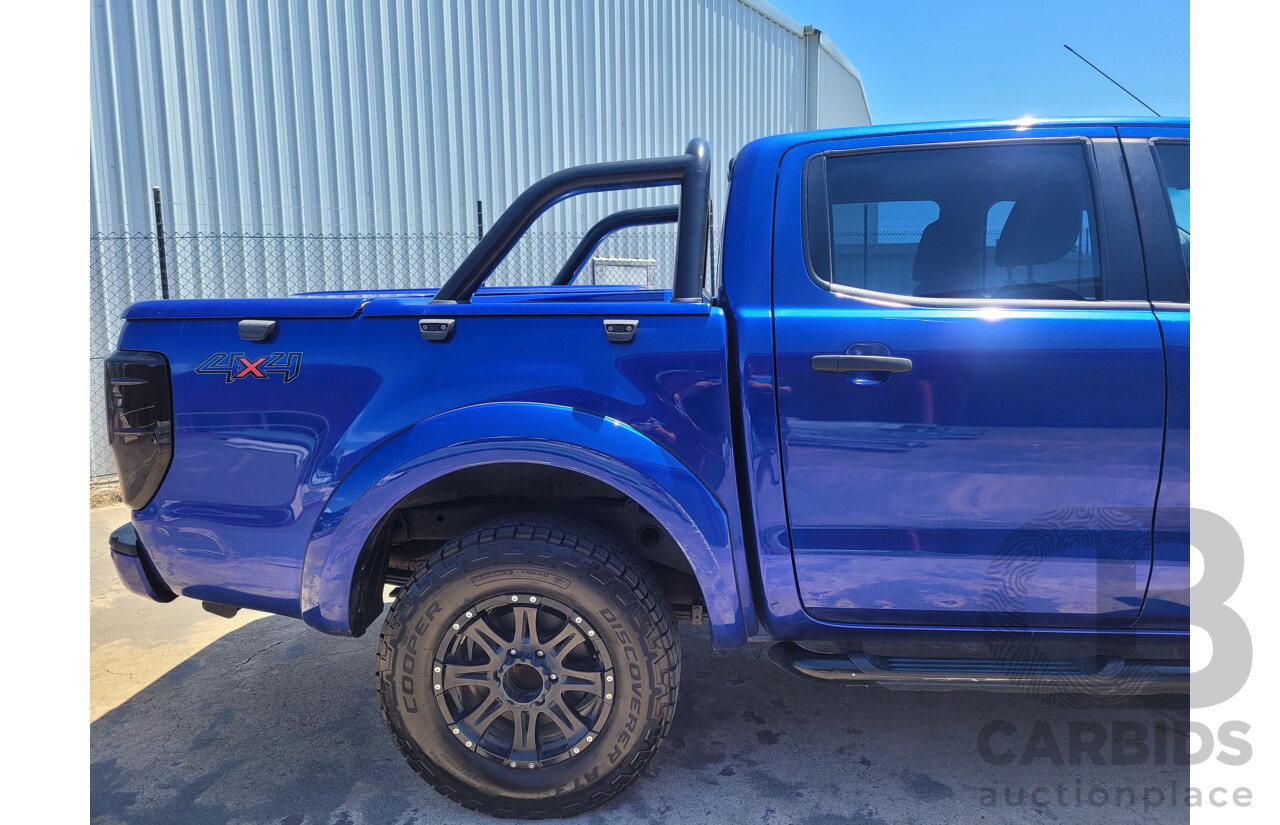 4/2014 Ford Ranger 3.2 XLS (4x4) PX C/Chas Blue Turbo Diesel 3.2L