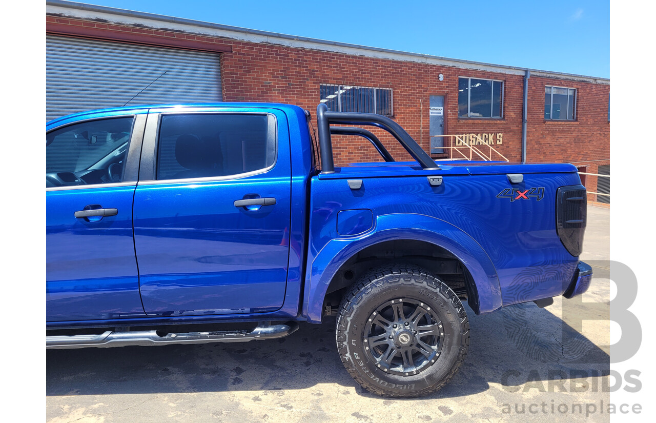 4/2014 Ford Ranger 3.2 XLS (4x4) PX C/Chas Blue Turbo Diesel 3.2L