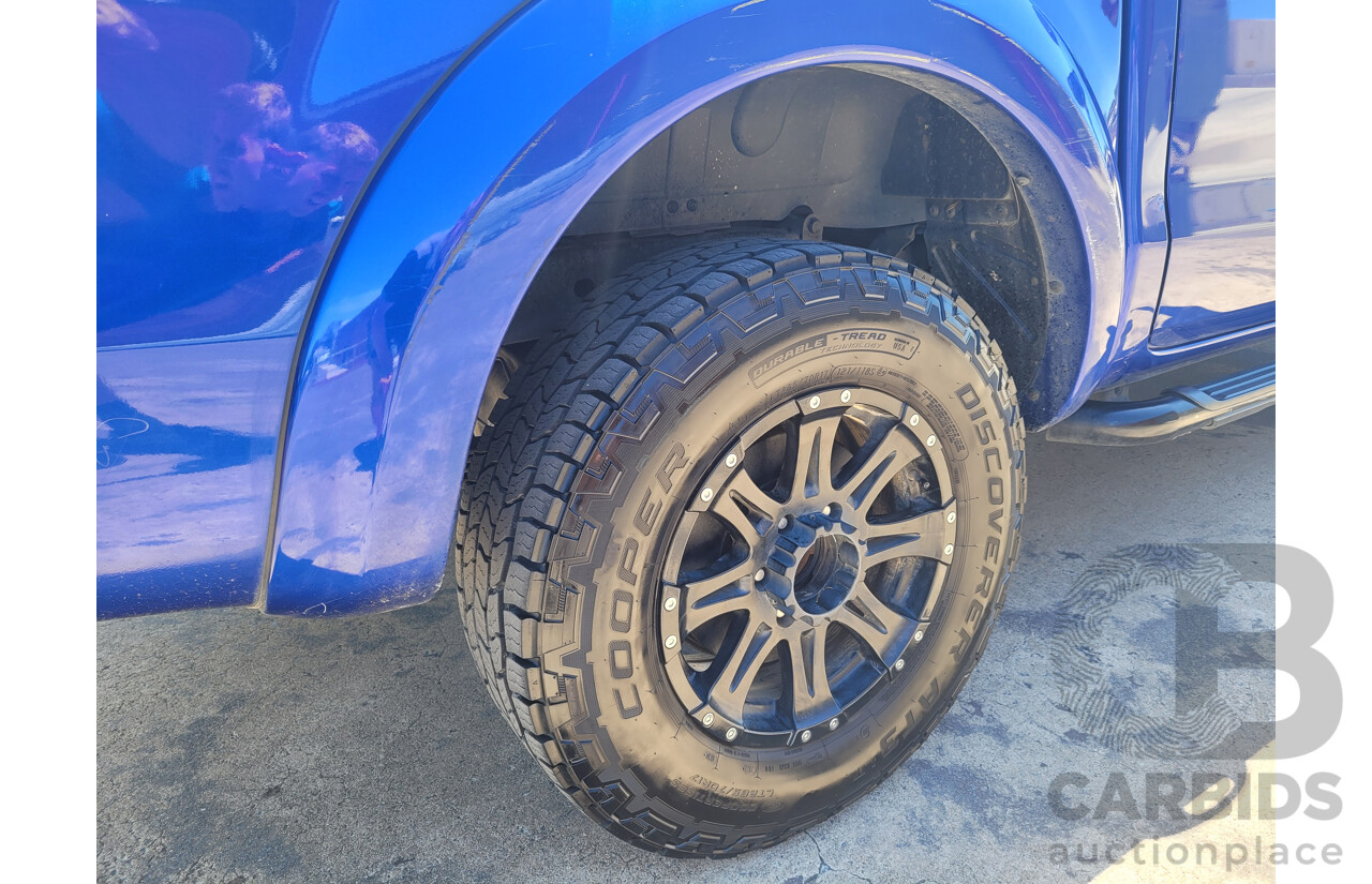 4/2014 Ford Ranger 3.2 XLS (4x4) PX C/Chas Blue Turbo Diesel 3.2L