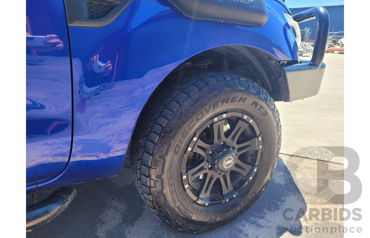 4/2014 Ford Ranger 3.2 XLS (4x4) PX C/Chas Blue Turbo Diesel 3.2L