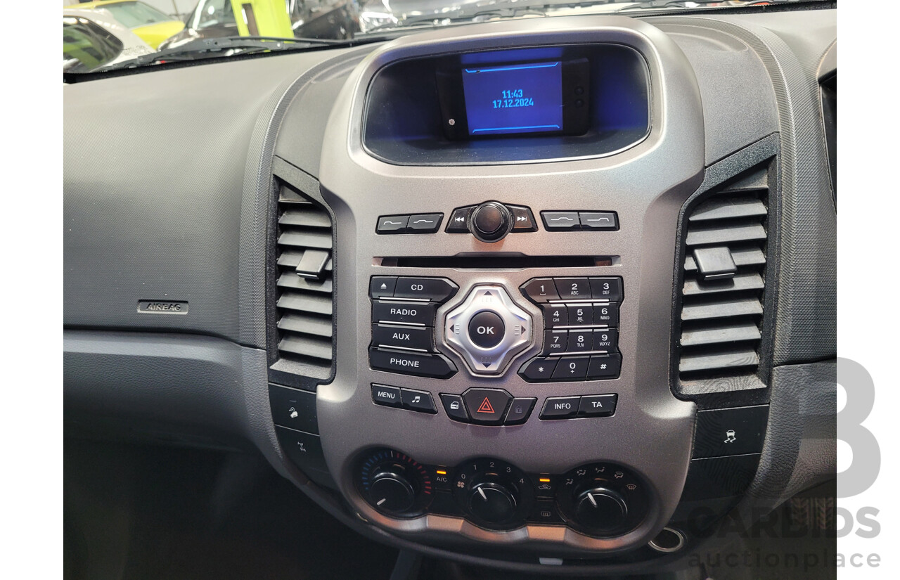 4/2014 Ford Ranger 3.2 XLS (4x4) PX C/Chas Blue Turbo Diesel 3.2L