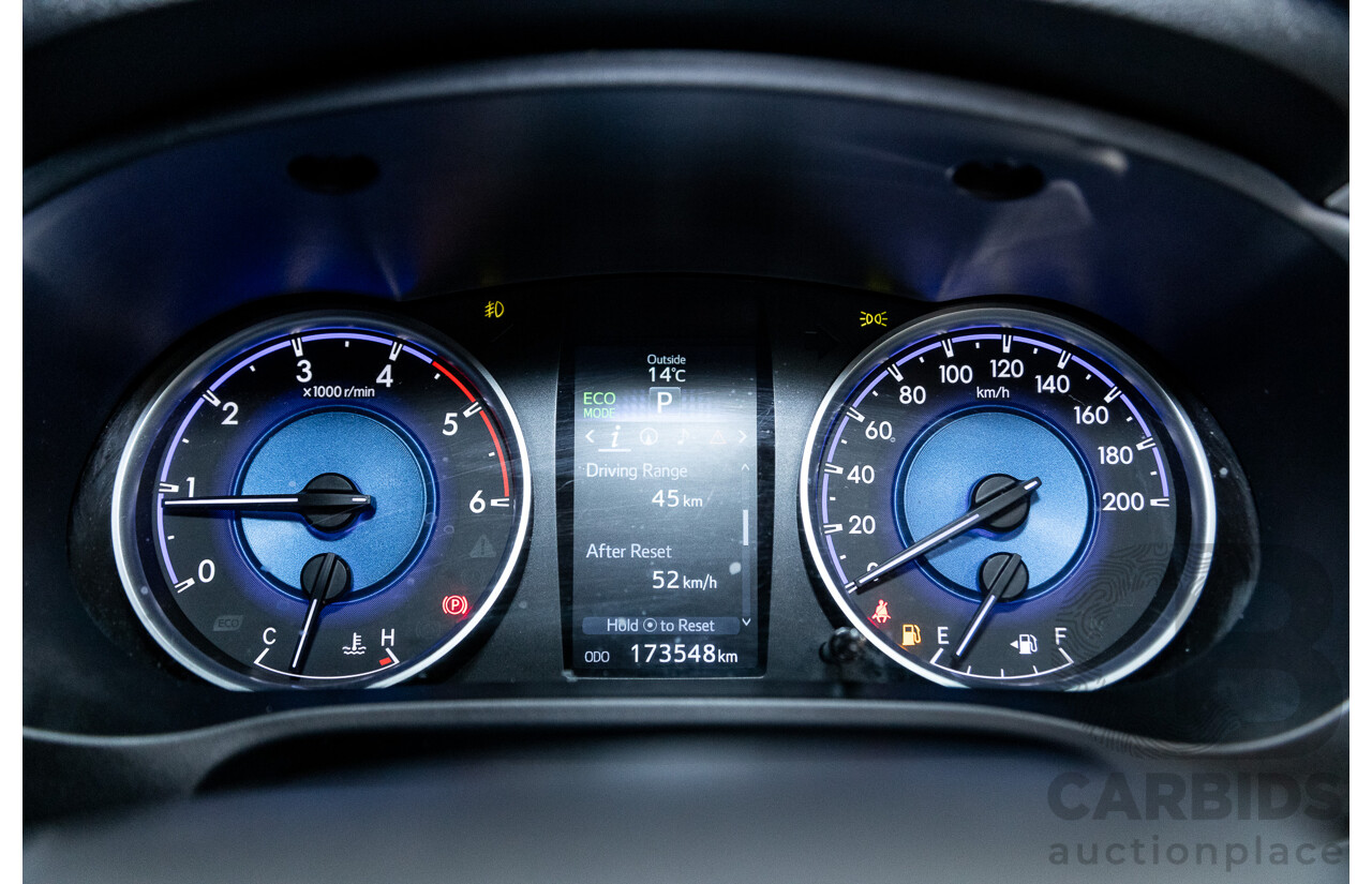 07/2017 Toyota Hilux SR5 (4x4) N80 GUN126R Dual Cab Eclipse Black Turbo Diesel 2.8L