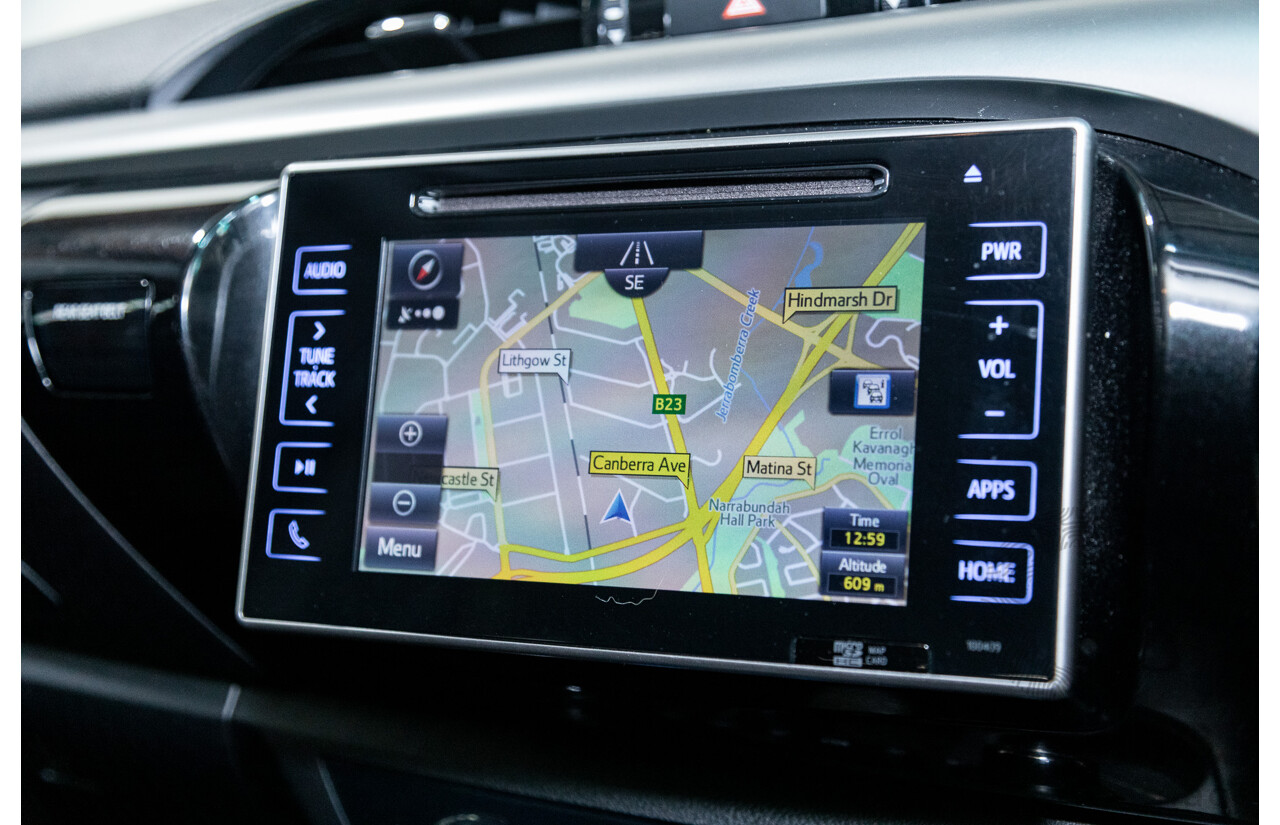 07/2017 Toyota Hilux SR5 (4x4) N80 GUN126R Dual Cab Eclipse Black Turbo Diesel 2.8L