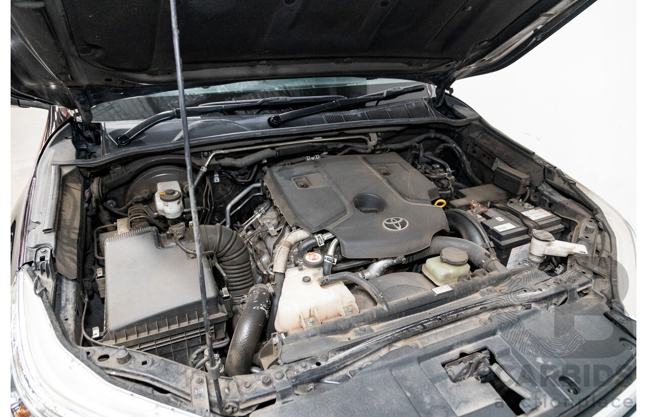 07/2017 Toyota Hilux SR5 (4x4) N80 GUN126R Dual Cab Eclipse Black Turbo Diesel 2.8L