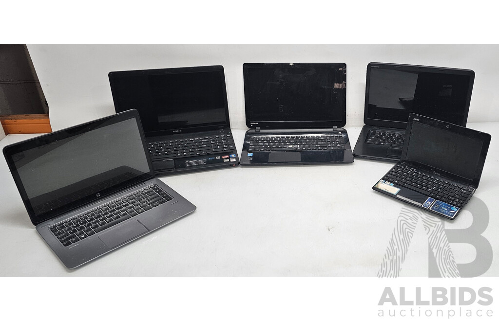 Assorted Lot of Laptops