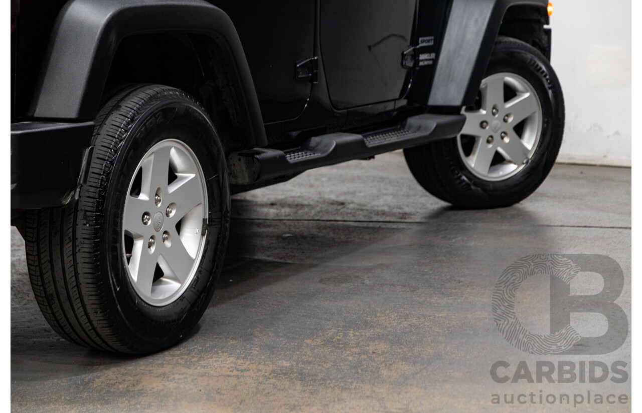 7/2012 Jeep Wrangler Unlimited Sport (4x4) JK MY13 4d Hardtop Dark Green 3.6L