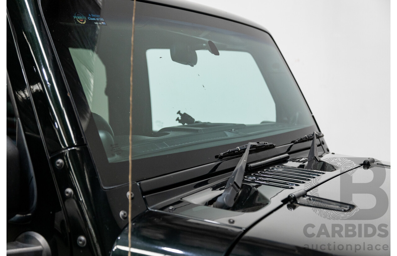 7/2012 Jeep Wrangler Unlimited Sport (4x4) JK MY13 4d Hardtop Dark Green 3.6L