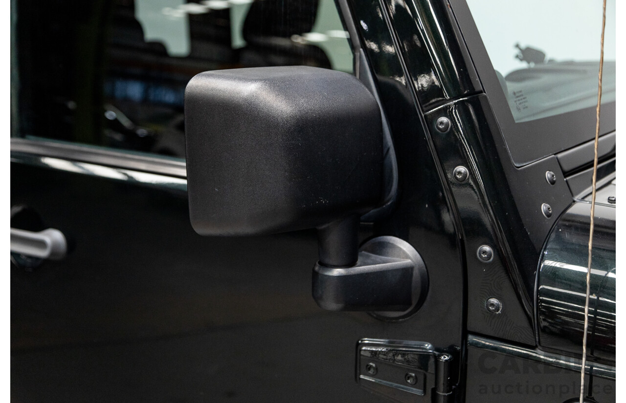 7/2012 Jeep Wrangler Unlimited Sport (4x4) JK MY13 4d Hardtop Dark Green 3.6L