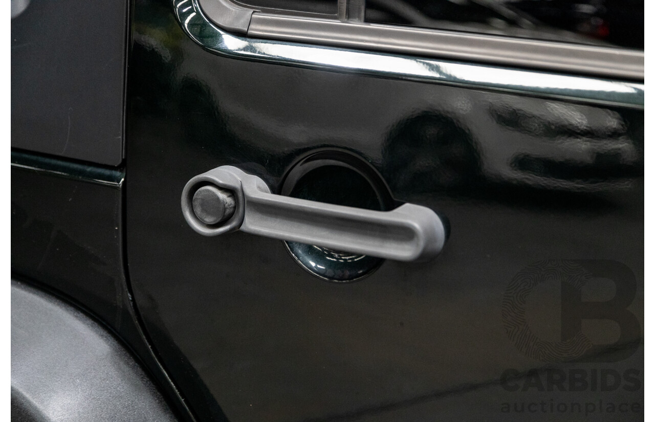 7/2012 Jeep Wrangler Unlimited Sport (4x4) JK MY13 4d Hardtop Dark Green 3.6L