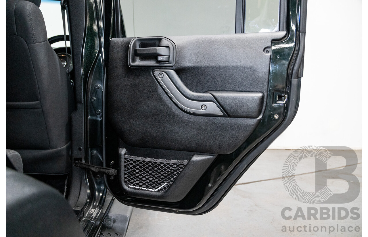 7/2012 Jeep Wrangler Unlimited Sport (4x4) JK MY13 4d Hardtop Dark Green 3.6L