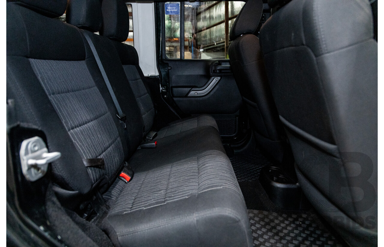 7/2012 Jeep Wrangler Unlimited Sport (4x4) JK MY13 4d Hardtop Dark Green 3.6L