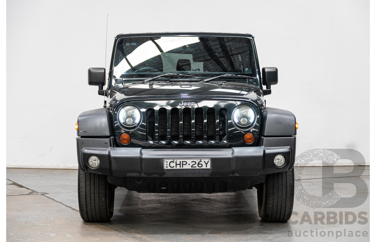 7/2012 Jeep Wrangler Unlimited Sport (4x4) JK MY13 4d Hardtop Dark Green 3.6L