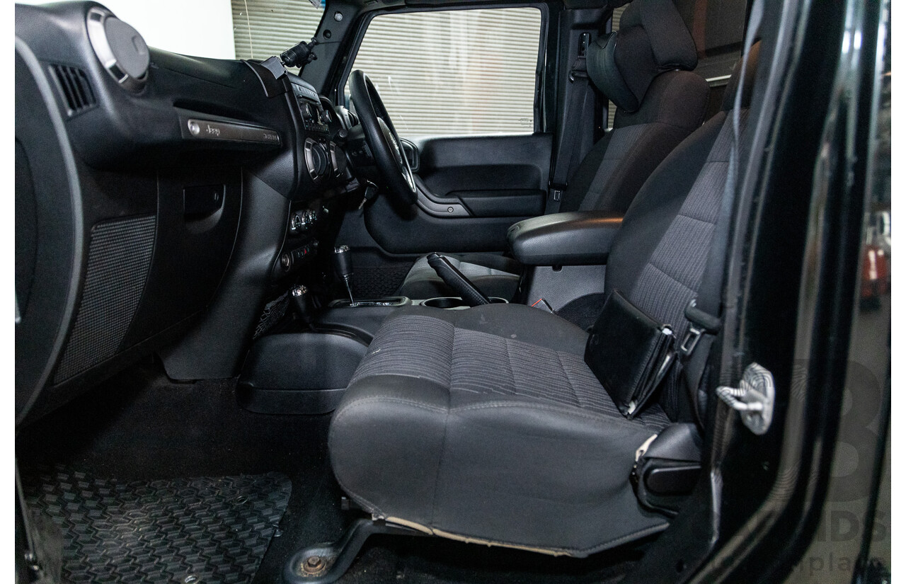 7/2012 Jeep Wrangler Unlimited Sport (4x4) JK MY13 4d Hardtop Dark Green 3.6L