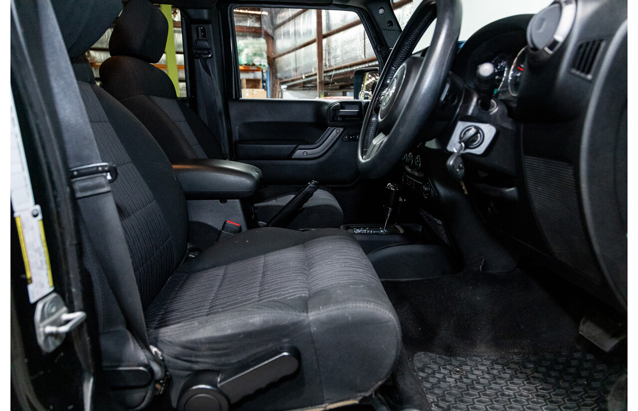 7/2012 Jeep Wrangler Unlimited Sport (4x4) JK MY13 4d Hardtop Dark Green 3.6L