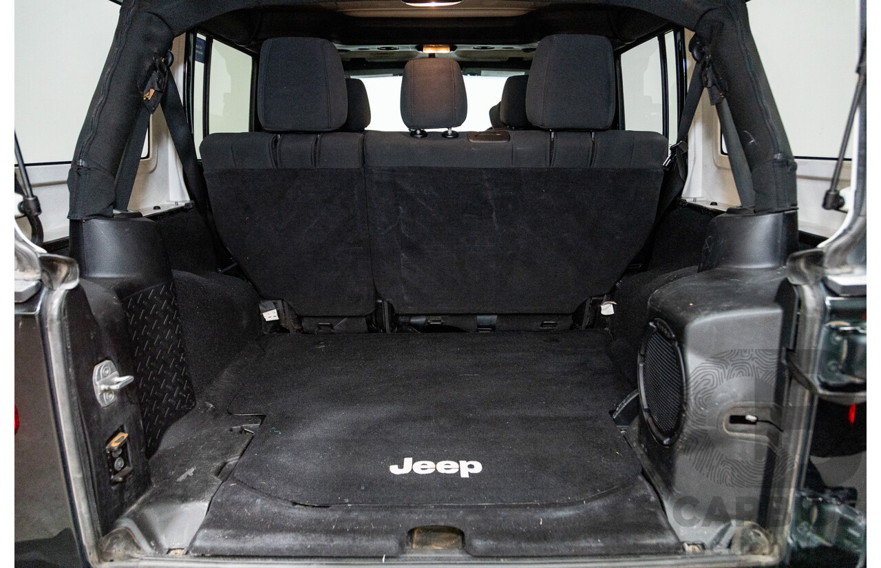 7/2012 Jeep Wrangler Unlimited Sport (4x4) JK MY13 4d Hardtop Dark Green 3.6L