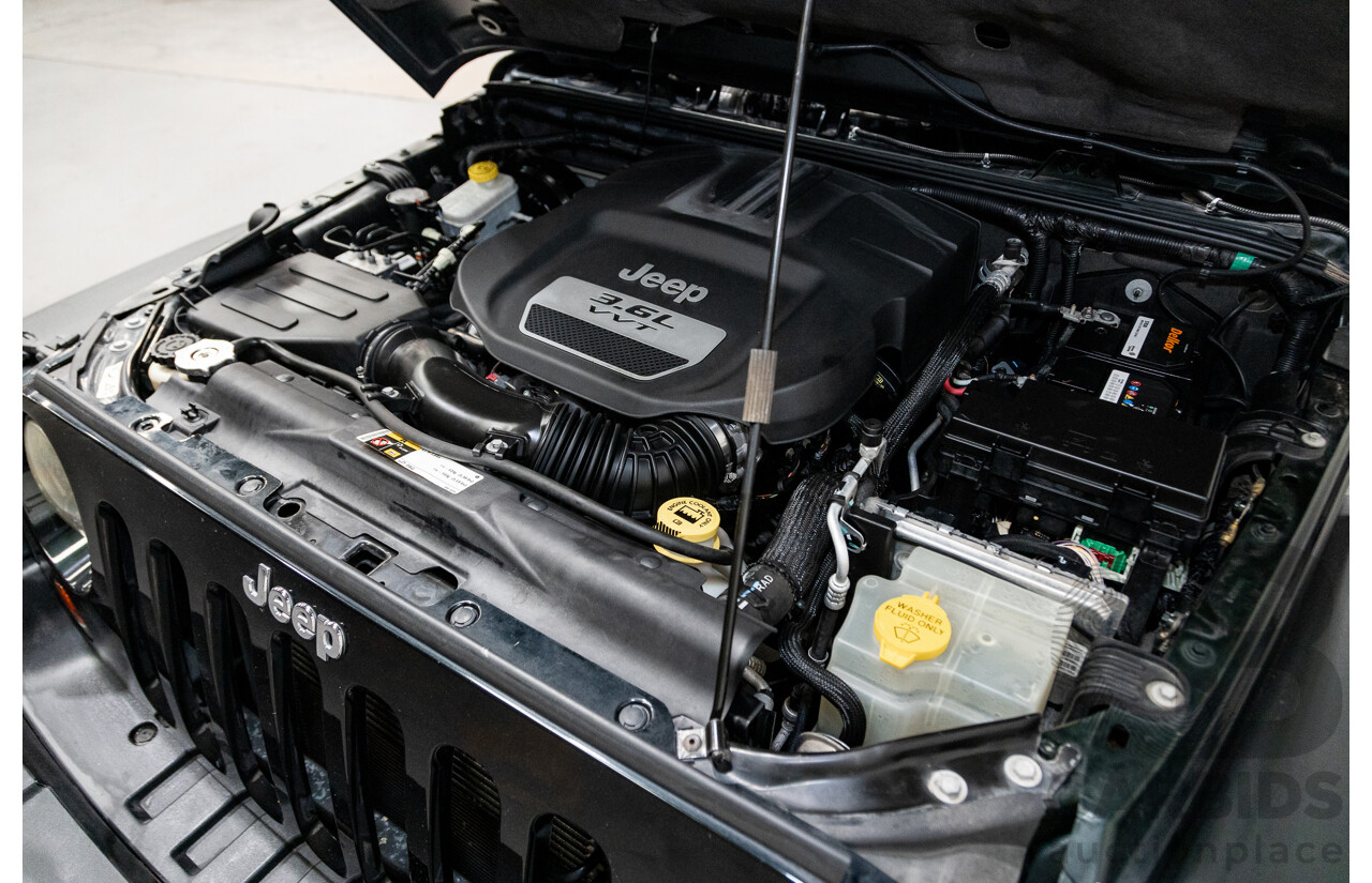 7/2012 Jeep Wrangler Unlimited Sport (4x4) JK MY13 4d Hardtop Dark Green 3.6L