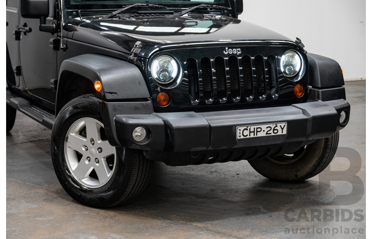 7/2012 Jeep Wrangler Unlimited Sport (4x4) JK MY13 4d Hardtop Dark Green 3.6L