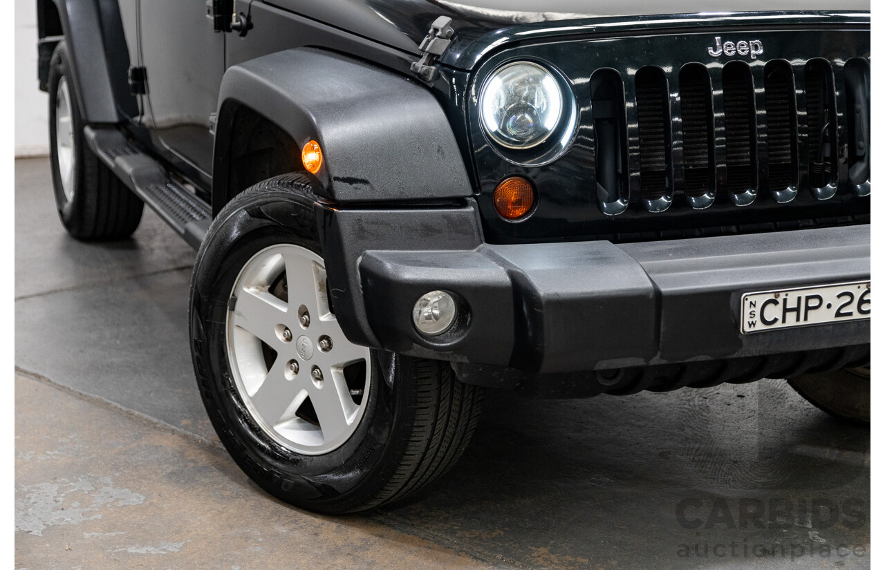 7/2012 Jeep Wrangler Unlimited Sport (4x4) JK MY13 4d Hardtop Dark Green 3.6L