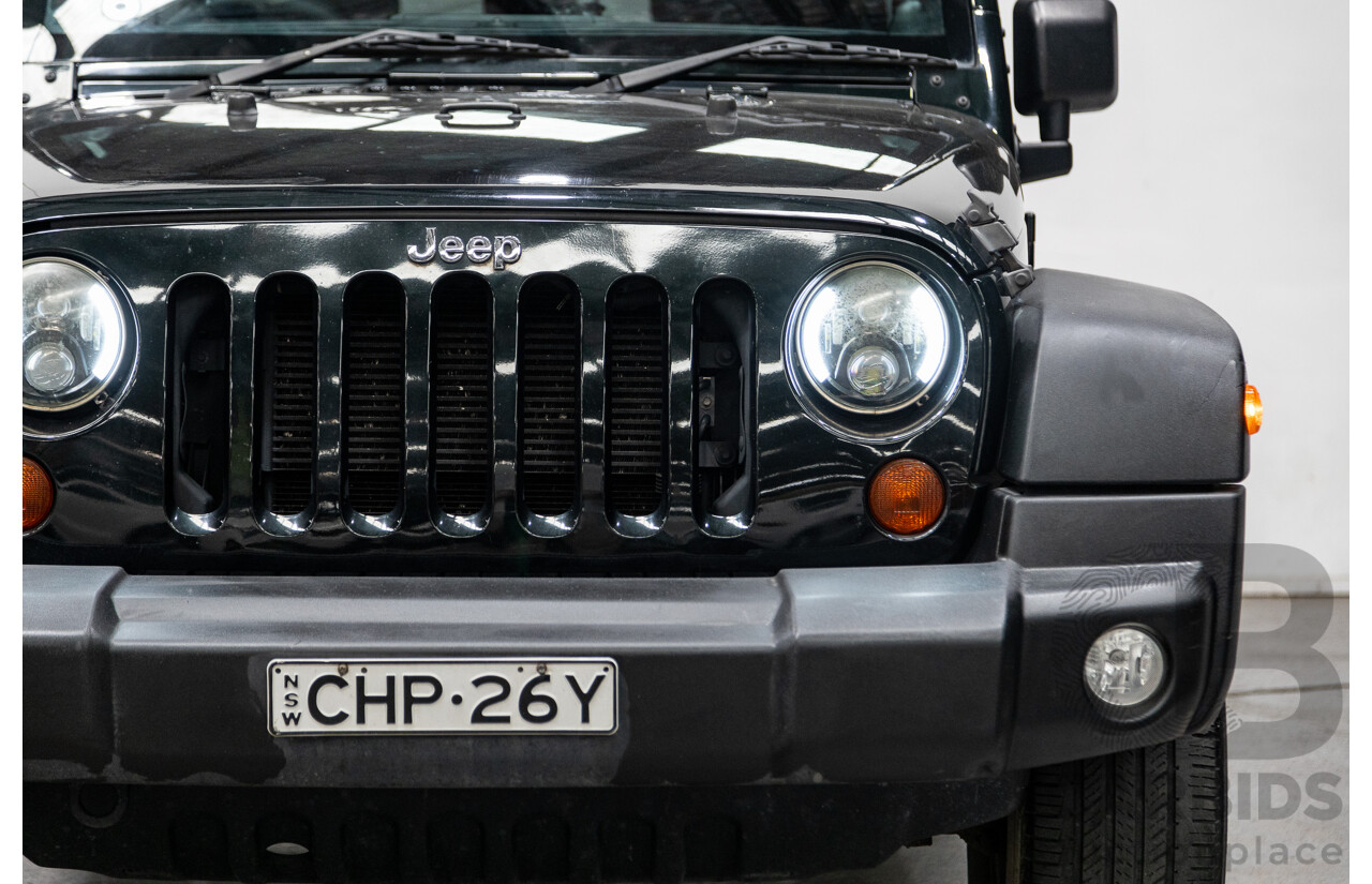 7/2012 Jeep Wrangler Unlimited Sport (4x4) JK MY13 4d Hardtop Dark Green 3.6L