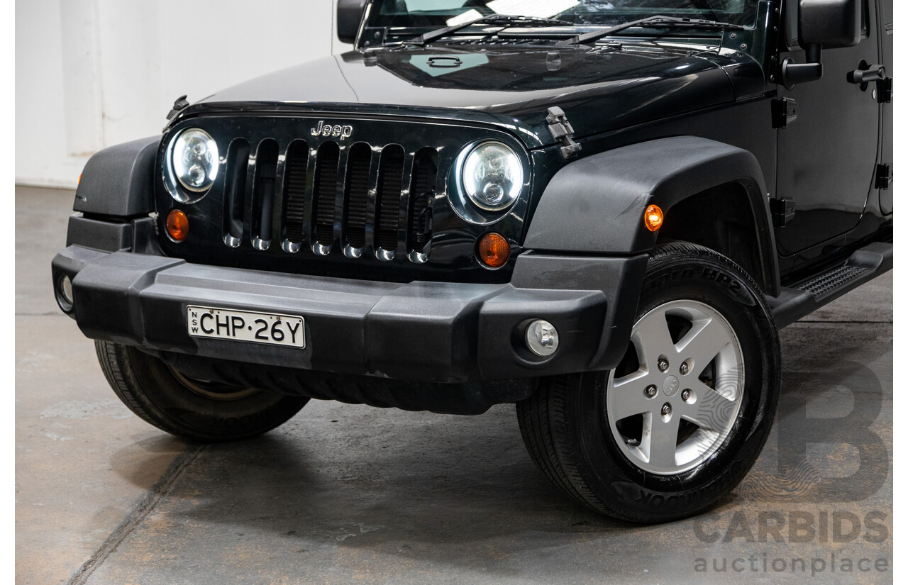 7/2012 Jeep Wrangler Unlimited Sport (4x4) JK MY13 4d Hardtop Dark Green 3.6L