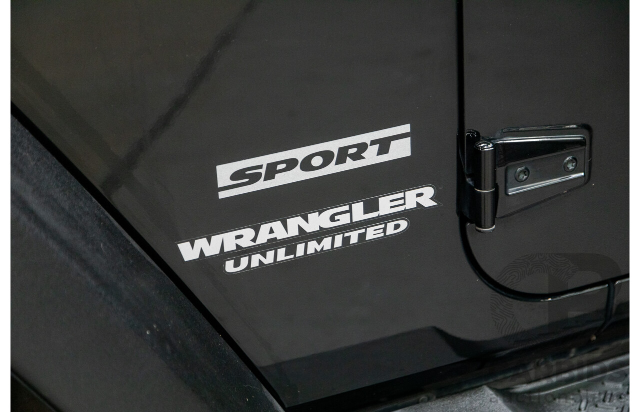 7/2012 Jeep Wrangler Unlimited Sport (4x4) JK MY13 4d Hardtop Dark Green 3.6L