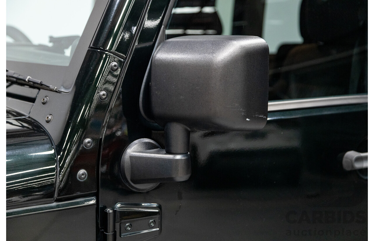 7/2012 Jeep Wrangler Unlimited Sport (4x4) JK MY13 4d Hardtop Dark Green 3.6L