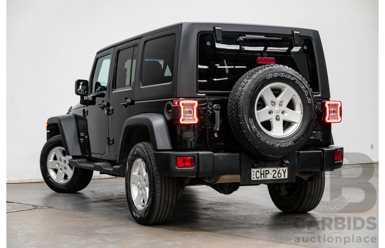 7/2012 Jeep Wrangler Unlimited Sport (4x4) JK MY13 4d Hardtop Dark Green 3.6L