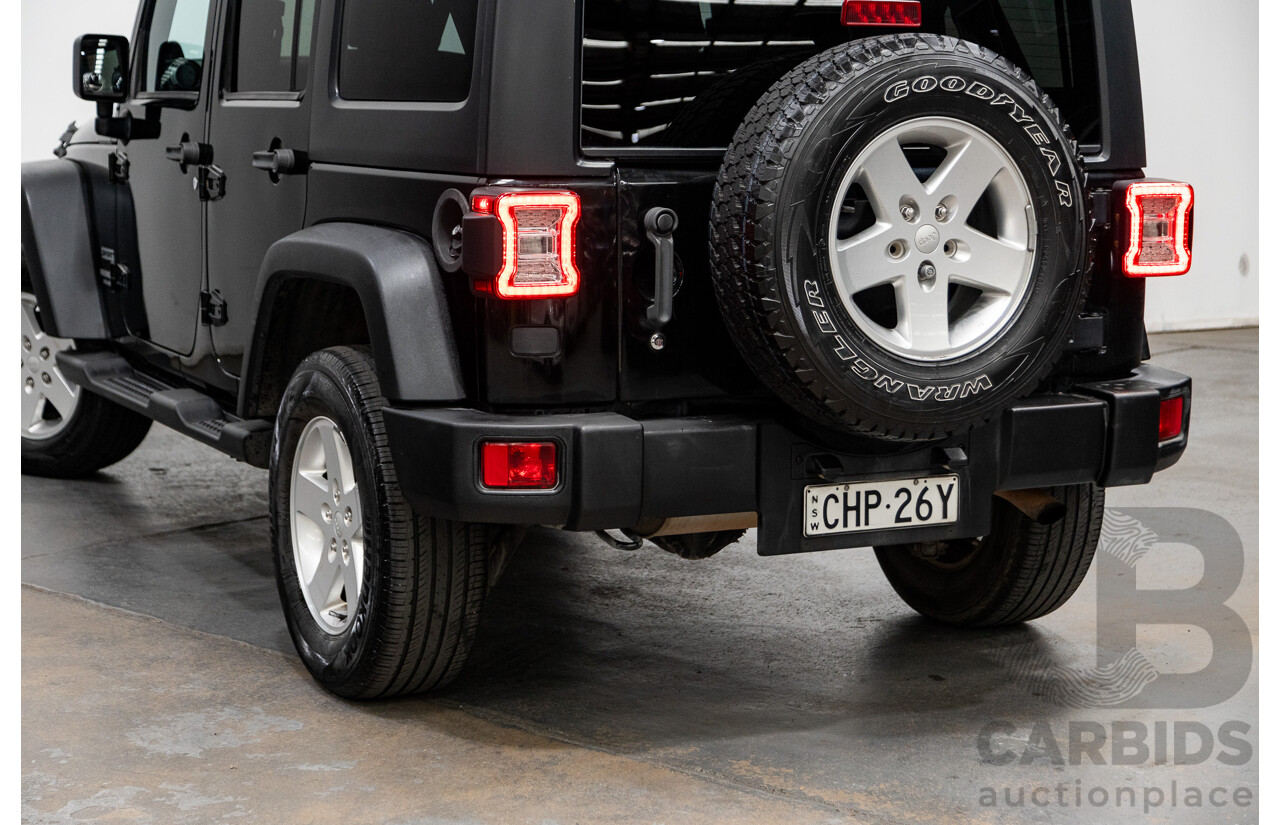 7/2012 Jeep Wrangler Unlimited Sport (4x4) JK MY13 4d Hardtop Dark Green 3.6L