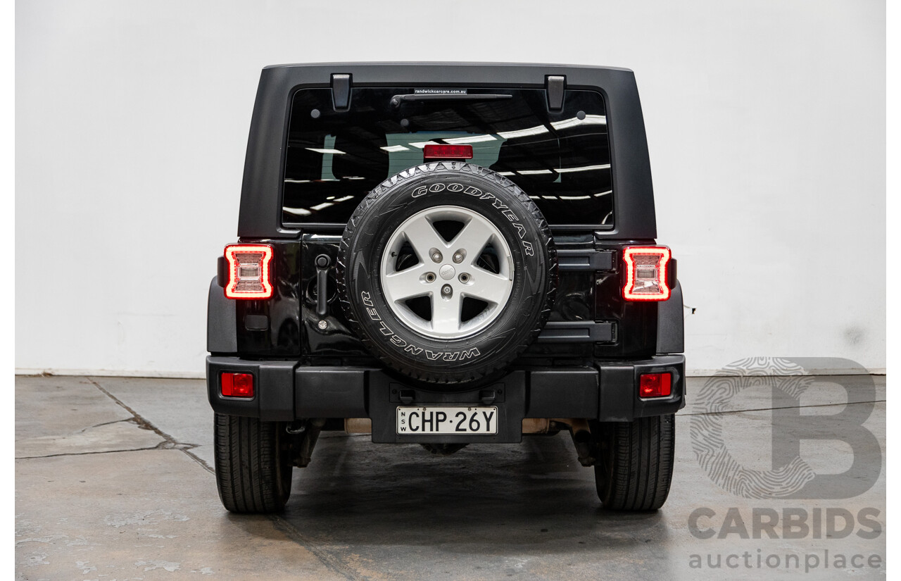 7/2012 Jeep Wrangler Unlimited Sport (4x4) JK MY13 4d Hardtop Dark Green 3.6L