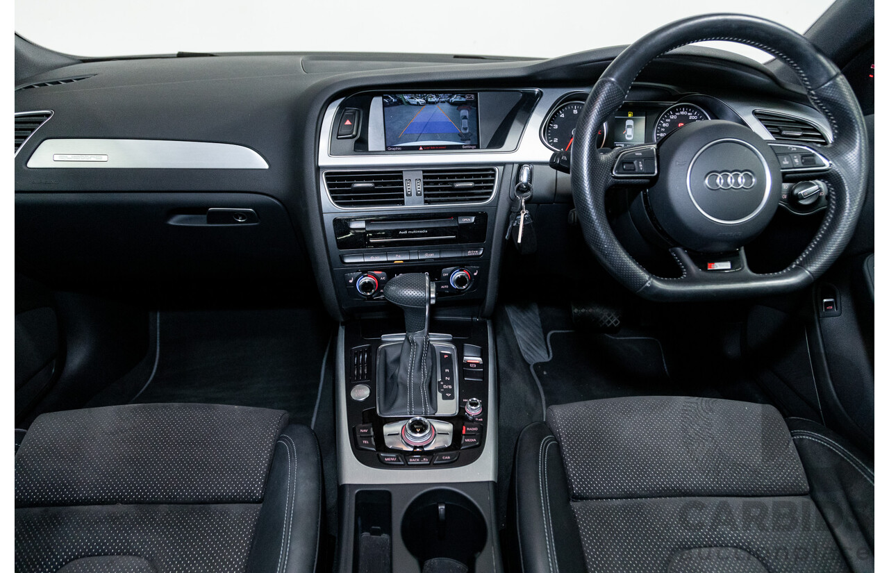 12/2015 Audi A4 2.0 TFSI S-Line Quattro (AWD) B8 (8K) 4d Sedan Ibis White 2.0L Turbo