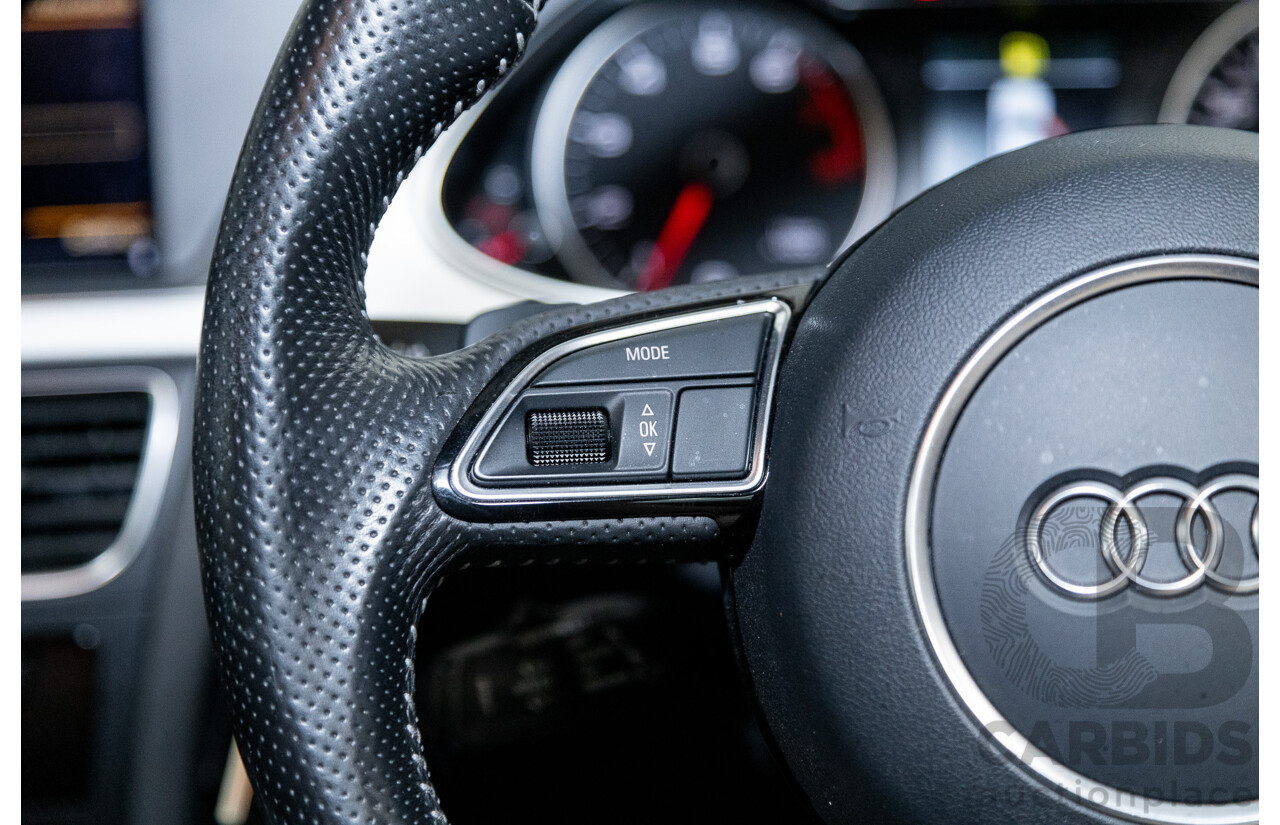 12/2015 Audi A4 2.0 TFSI S-Line Quattro (AWD) B8 (8K) 4d Sedan Ibis White 2.0L Turbo